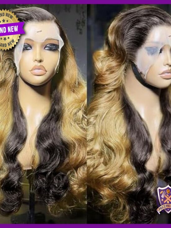 13x6 HD Lace Front Wig Human Hair 200% Density Body Wave Pre Plucked 20 Inch main image 4